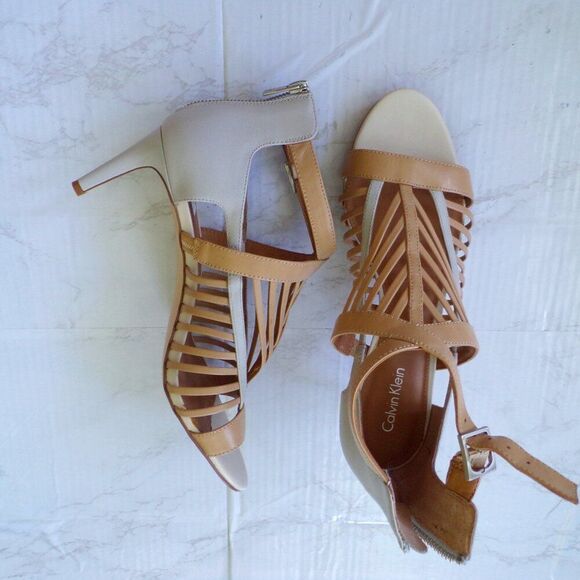 Calvin Klein cage heels 9 - Picture 3 of 12